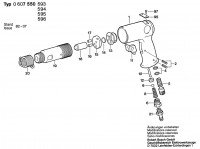 Bosch 0 607 550 593 ---- Pn-Chipping Hammer -Serv. Spare Parts